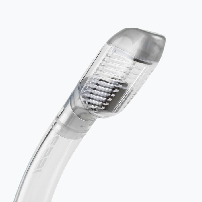 Cressi Dry átlátszó ezüst snorkel ES259 2