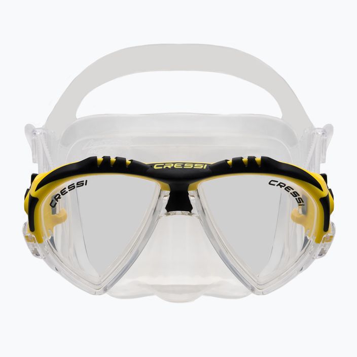 Cressi Matrix + Gamma snorkel szett maszk + snorkel sárga DS302504 2