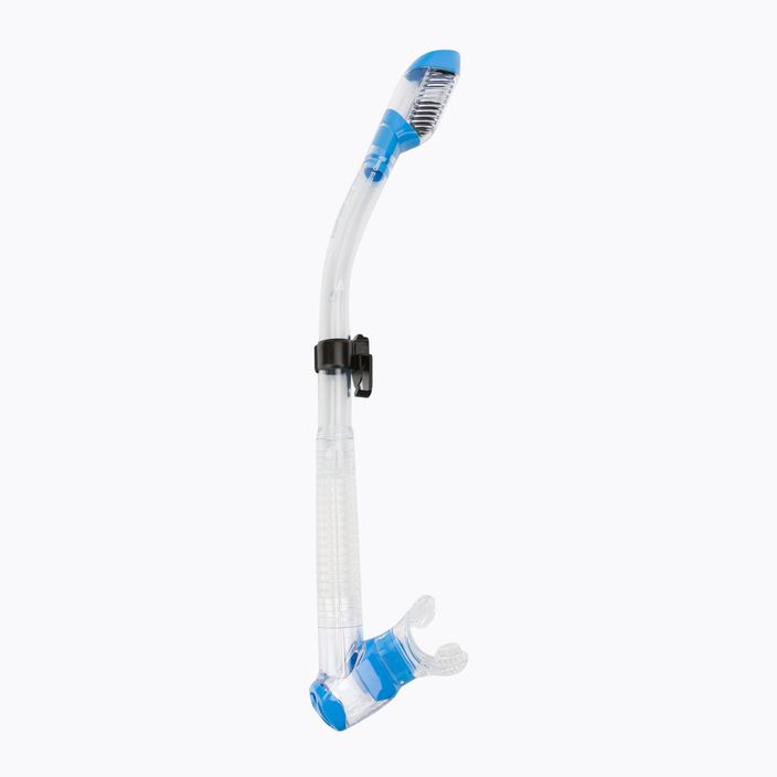 Cressi Dry átlátszó kék snorkel ES259