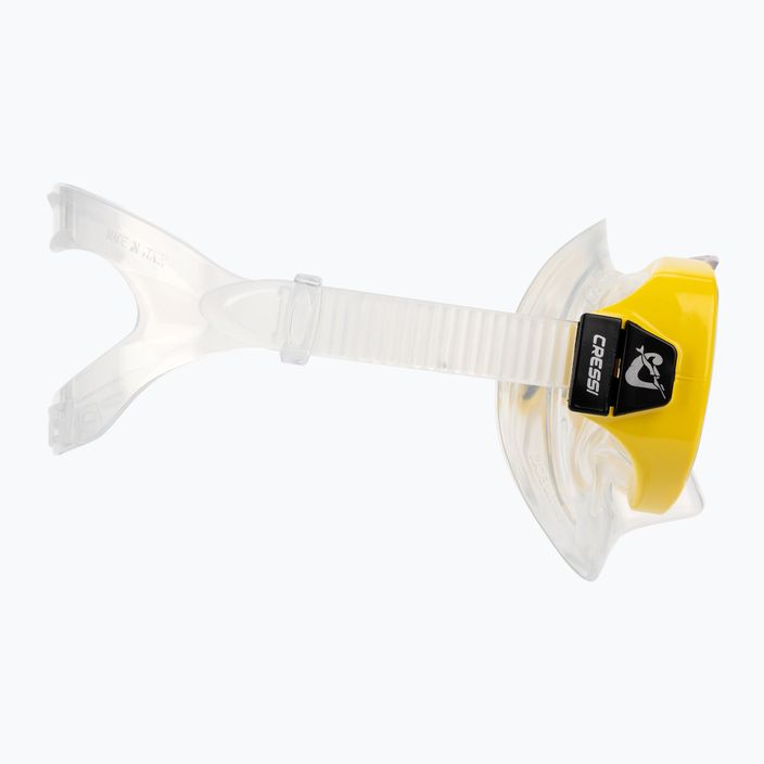 Cressi Onda gyermek snorkel készlet + mexikói maszk + snorkel világos sárga DM1010131 3