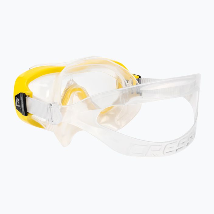 Cressi Onda gyermek snorkel készlet + mexikói maszk + snorkel világos sárga DM1010131 4