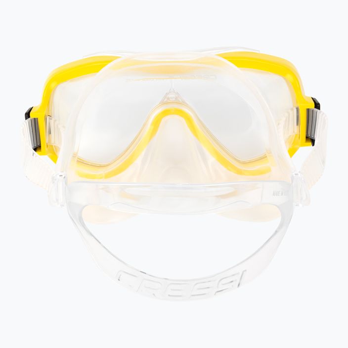 Cressi Onda gyermek snorkel készlet + mexikói maszk + snorkel világos sárga DM1010131 5