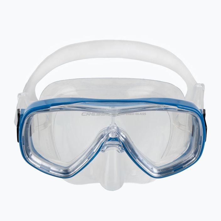 Cressi Ondina gyermek snorkel készlet + Top maszk + snorkel tiszta kék DM1010132 2