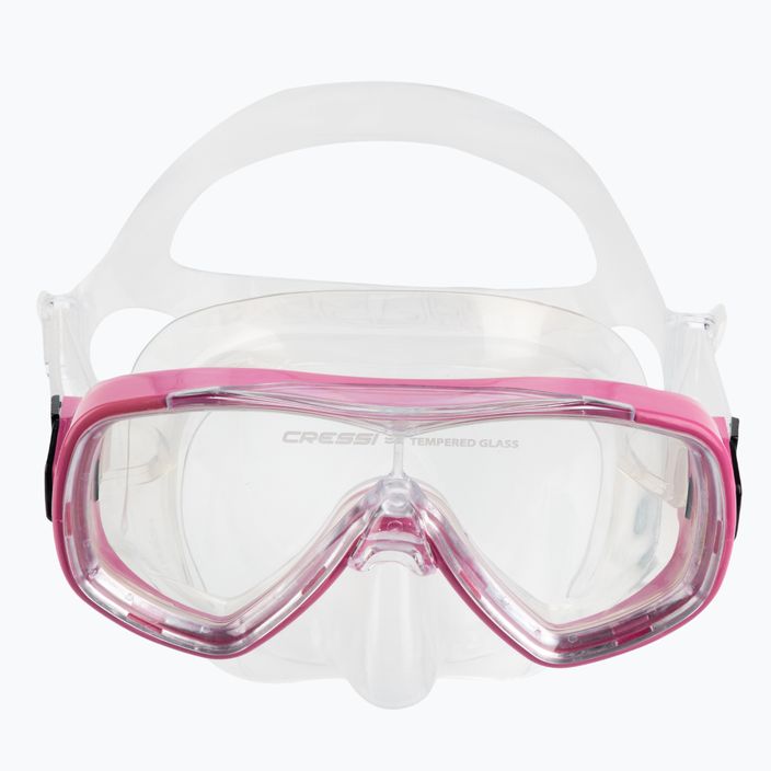 Cressi Ondina gyermek snorkel készlet + Top maszk + snorkel világos rózsaszín DM1010134 2