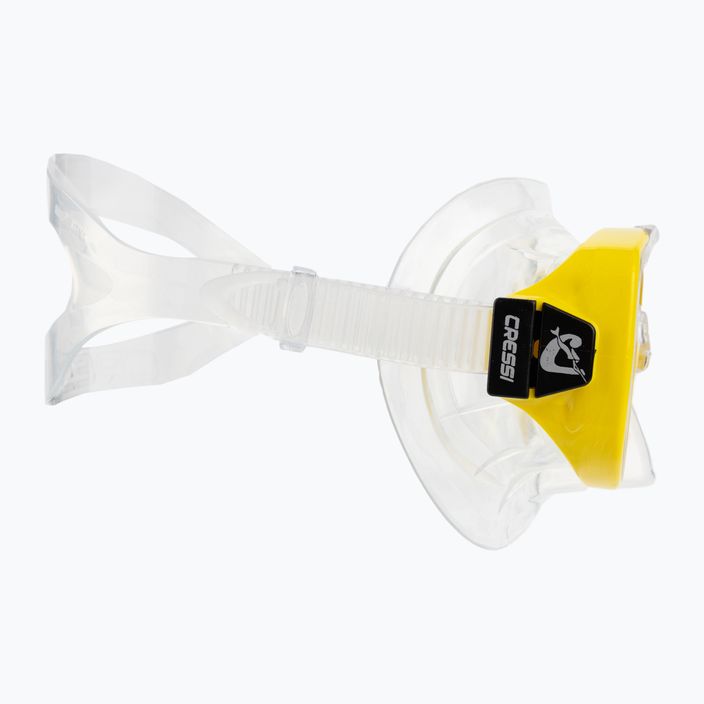 Cressi Onda + Mexico búvárszett maszk + snorkel világos sárga DM1010151 3