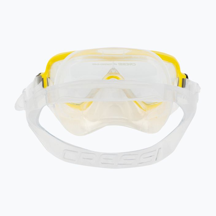 Cressi Onda + Mexico búvárszett maszk + snorkel világos sárga DM1010151 5
