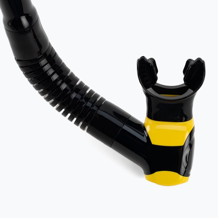 Cressi Dry snorkel fekete/sárga ES259510 3