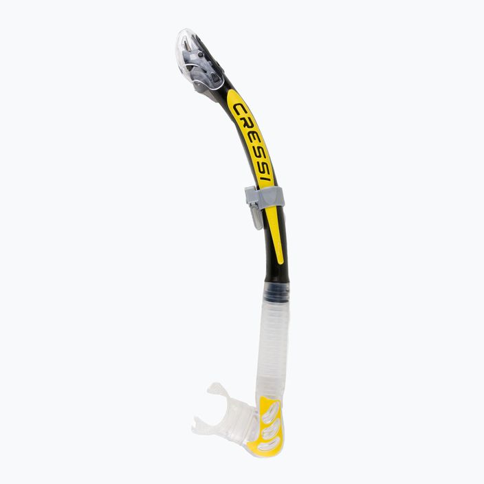 Cressi Alpha Ultra Dry sárga/ezüst snorkel ES258