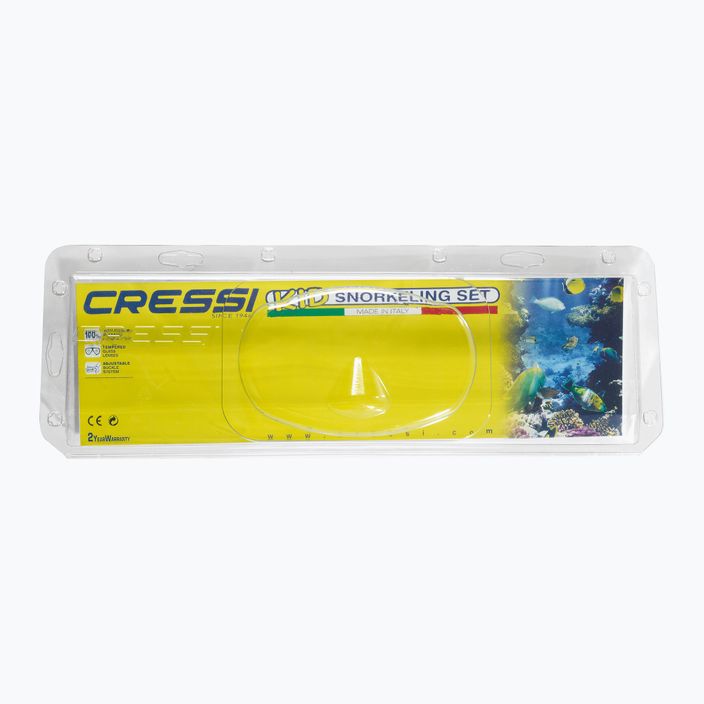 Cressi Marea gyermek snorkeling szett + sárga felső 2