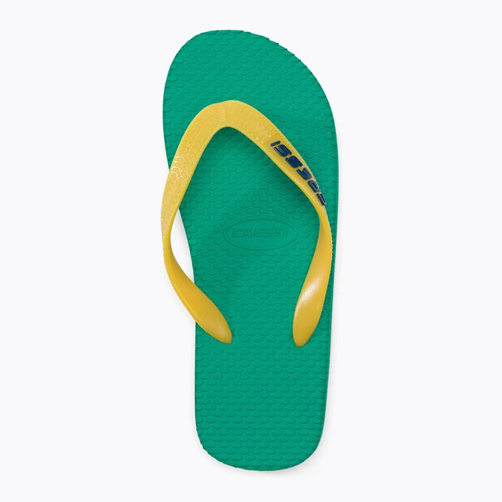 Cressi Beach flip flop zöld és sárga XVB9539235 5