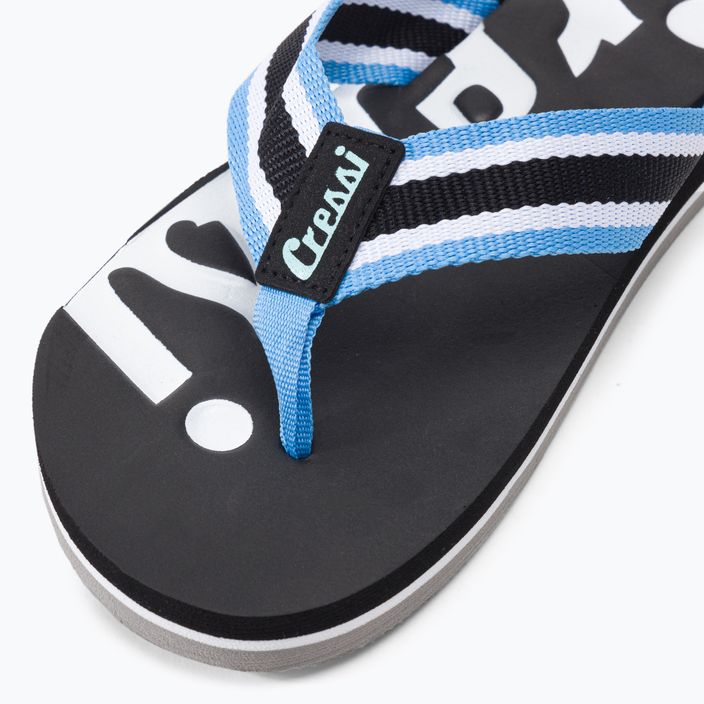Cressi Portofino flip flop fekete és kék XVB9575138 7