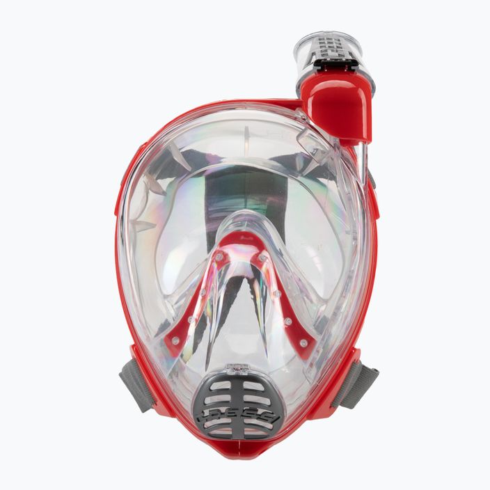 Cressi Duke Dry teljes arcú maszk snorkelinghez piros XDT000058 2