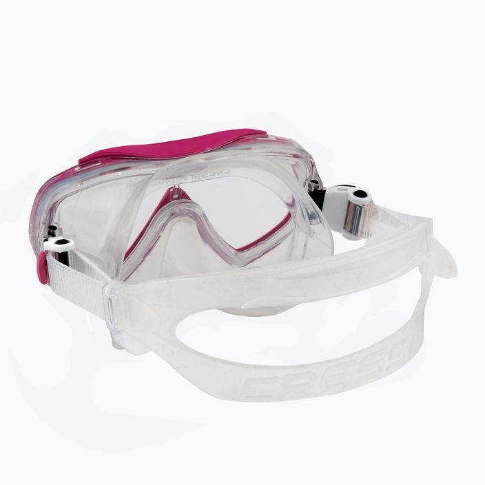 Búvárszett Cressi Mini Palau Bag maszk + snorkel + uszonyok rózsaszín CA123129 4