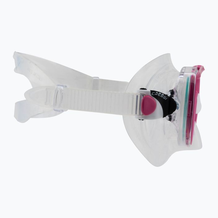 Búvárszett Cressi Mini Palau Bag maszk + snorkel + uszonyok rózsaszín CA123129 7