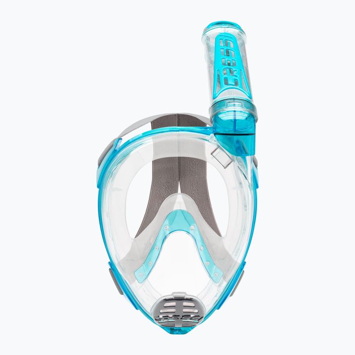 Cressi Duke Dry Full Face maszk sznorkelezéshez Türkiz XDT000025 2