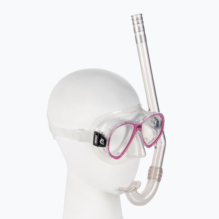 Cressi Perla Baby búvárszett maszk + snorkel rózsaszín DM101240 2