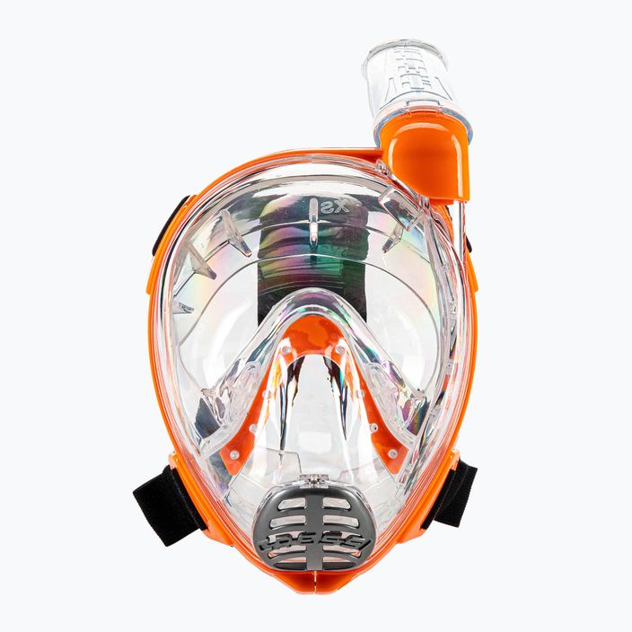 Cressi Baron teljes arcú gyermek snorkel maszk narancssárga XDT0360085 2