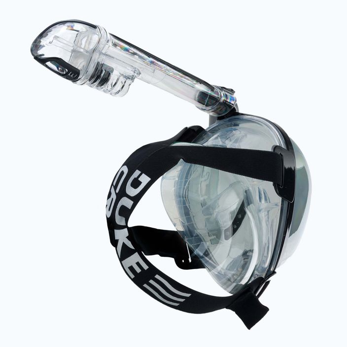 Cressi Duke Dry teljes arcú maszk snorkelinghez fekete/szürke XDT060050 4