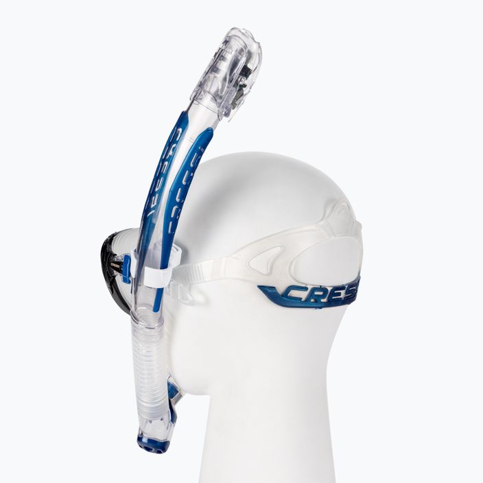 Cressi snorkel szett Quantum maszk + Itaca Ultra Dry snorkel átlátszó kék DM400020 3