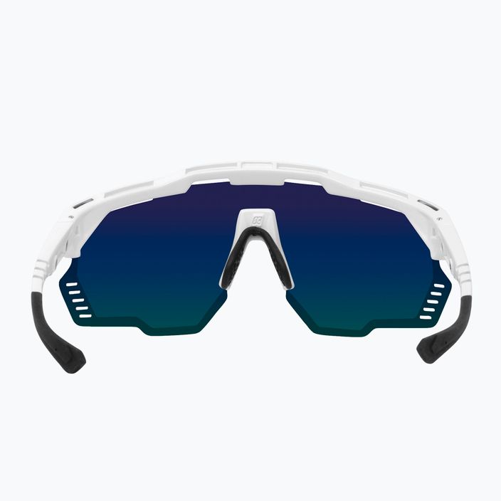 SCICON Aeroshade Kunken fehér fényes/scnpp többtükrös kék kerékpáros szemüveg EY31030800 5