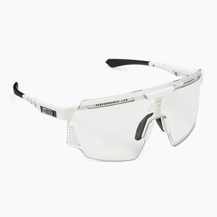 SCICON Aerowatt fehér fényes/scnpp fotokróm ezüst kerékpáros szemüveg EY37010800