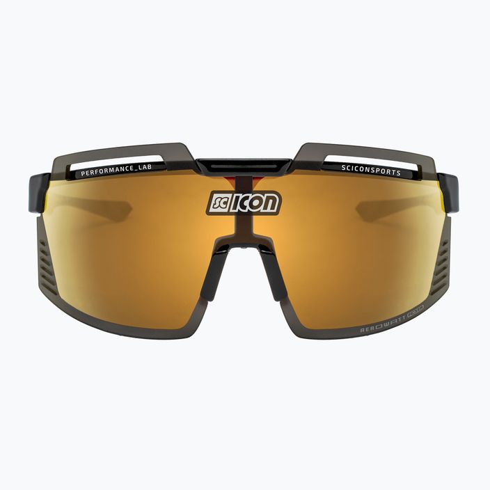 SCICON Aerowatt Foza fekete fényes/scnpp multitükrös bronz kerékpáros szemüveg EY38070200 3