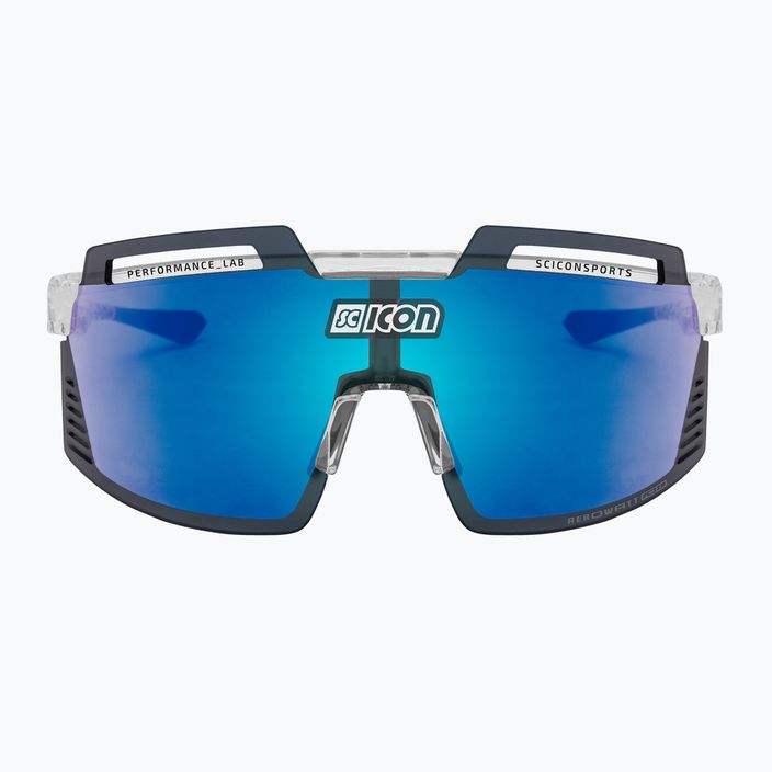 SCICON Aerowatt Foza kristály fényes/scnpp többtükrös kék kerékpáros szemüveg EY38030700 3