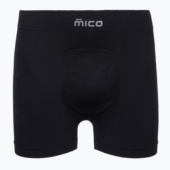Férfi Mico P4P Skintech Odor Zero Ionic+ termikus boxeralsó fekete IN01789
