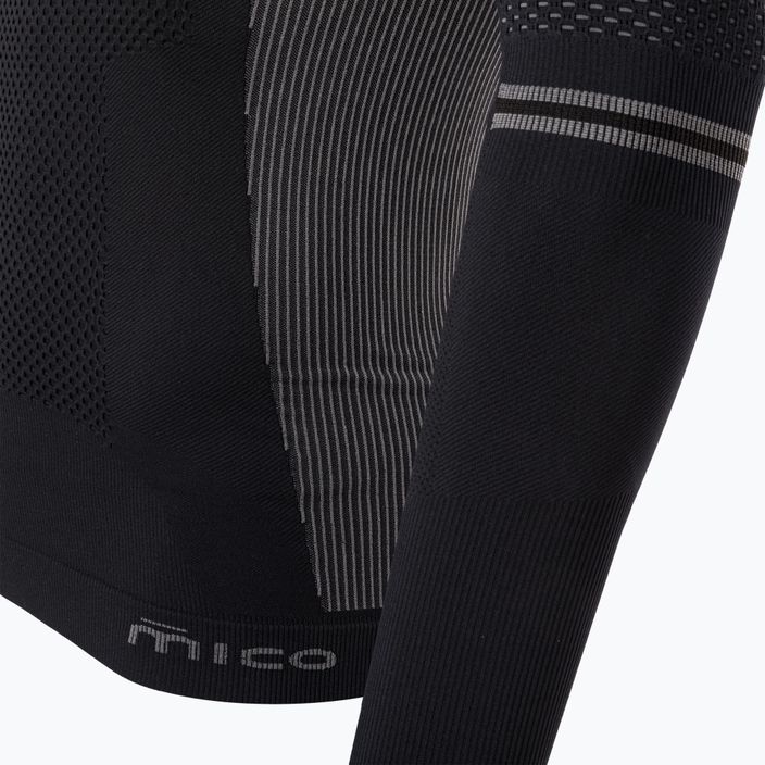 Férfi Mico M1 Mock Neck termál póló fekete IN07021 3