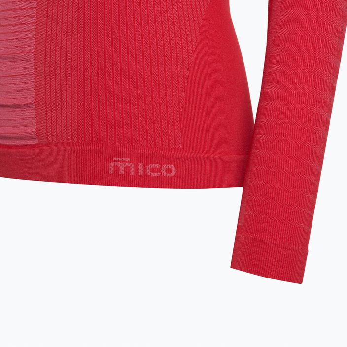 Női Mico Warm Control Mock Neck thermo póló rózsaszín IN01856 4