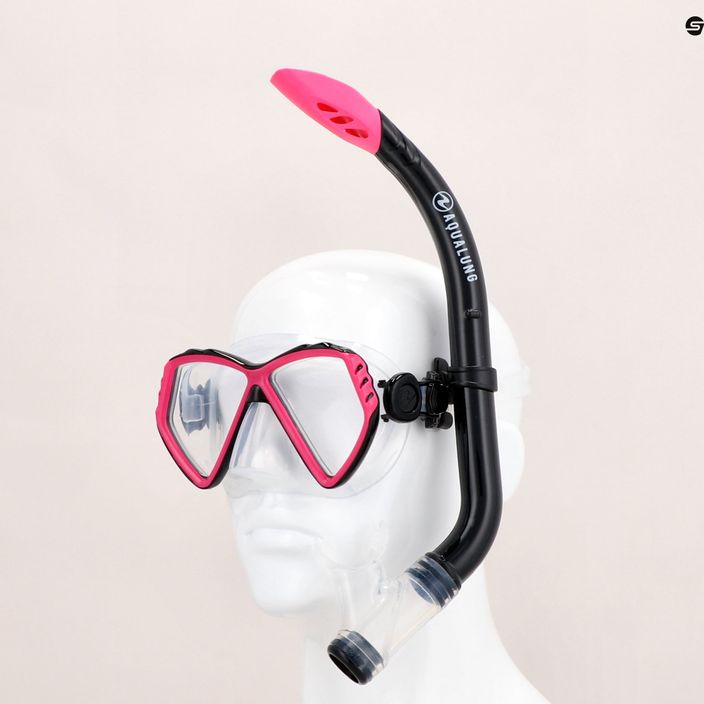Aqualung Cub Combo gyermek snorkel készlet maszk + snorkel fekete/rózsaszín SC3990002 12