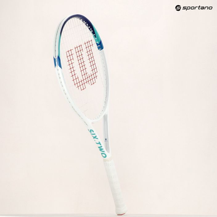 Wilson Six Two teniszütő fehér és kék WR125110 10