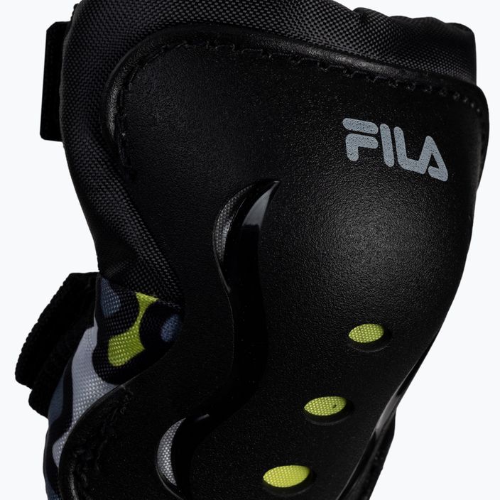 Gyermekvédő készlet FILA FP Gears black/yellow 6