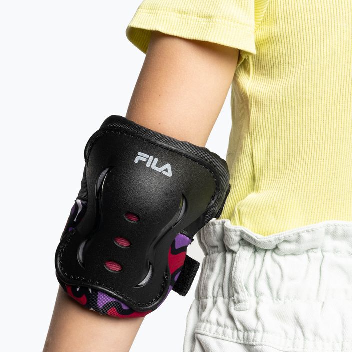 Gyermekvédő készlet FILA FP Gears black/pink 11