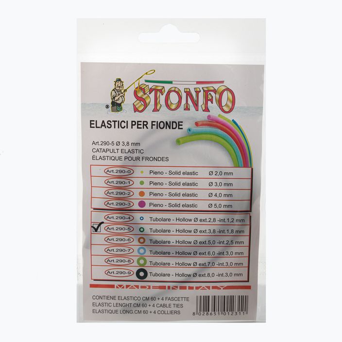 Stonfo Pro Match csúzli elasztikus zöld ART.290-5 2