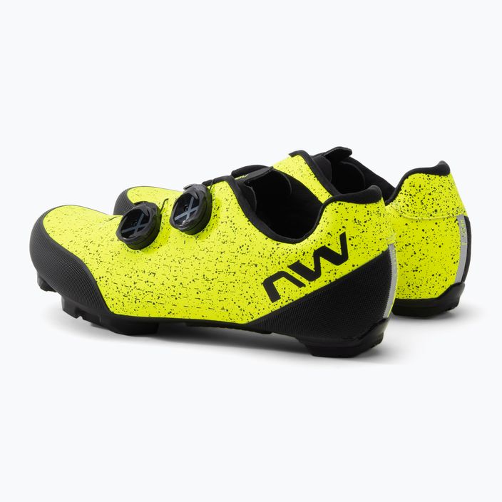 Férfi kerékpáros cipő Northwave Rebel 3 sárga 80222012 3