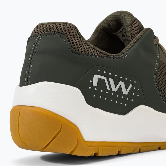 Northwave férfi platform kerékpáros cipő Multicross zöld 80223014 9