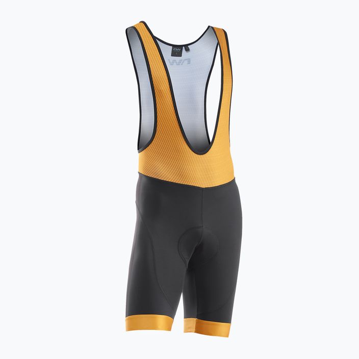 Férfi kerékpáros rövidnadrág Northwave Force Evo Bibshort black/ochre