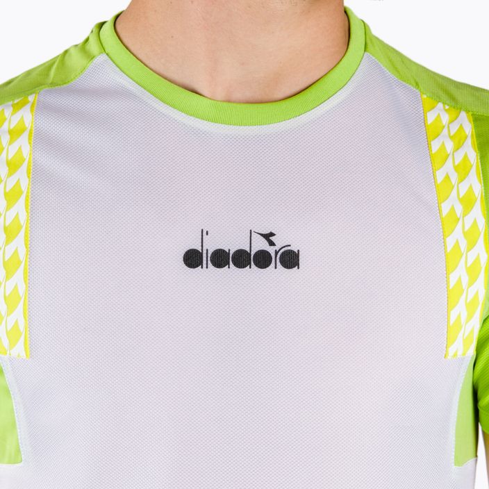 Férfi tenisz póló Diadora Clay SS 20002 fehér DD-102.176842 4