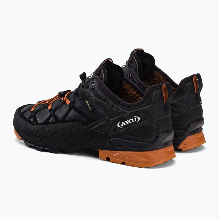 AKU Rock Dfs GTX férfi közelítő cipő fekete-narancs 722-108-7 3
