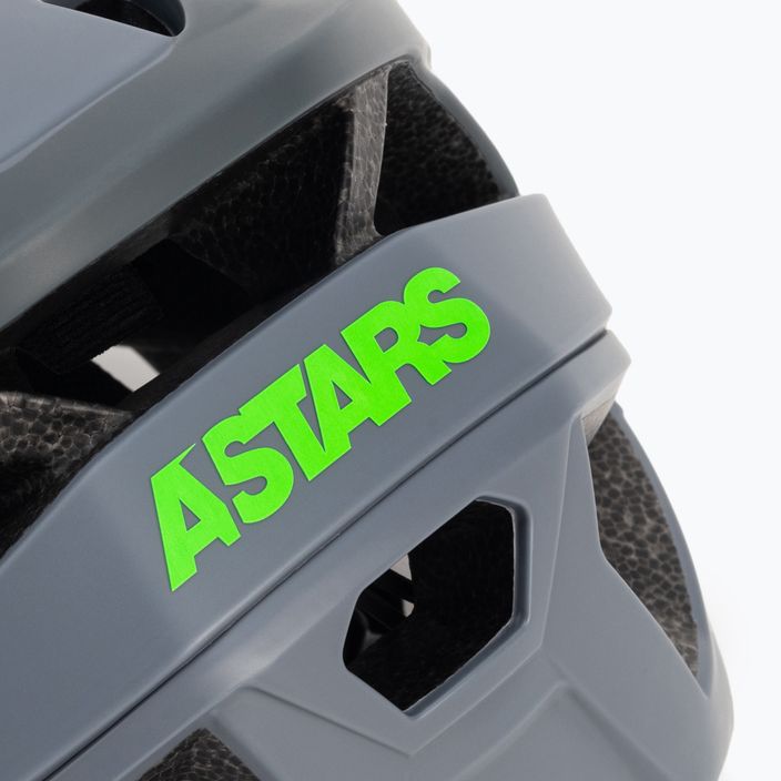 Kerékpáros sisak Alpinestars Vector Pro Atom szürke 8703019/9319 8