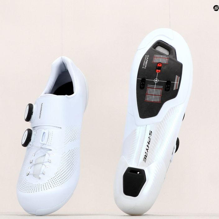 Shimano férfi kerékpáros cipő SH-RC903 fehér ESHRC903MCW01S46000 16