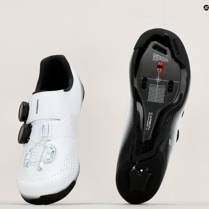 Shimano SH-RC702 női kerékpáros cipő fehér ESHRC702WCW01W41000 17