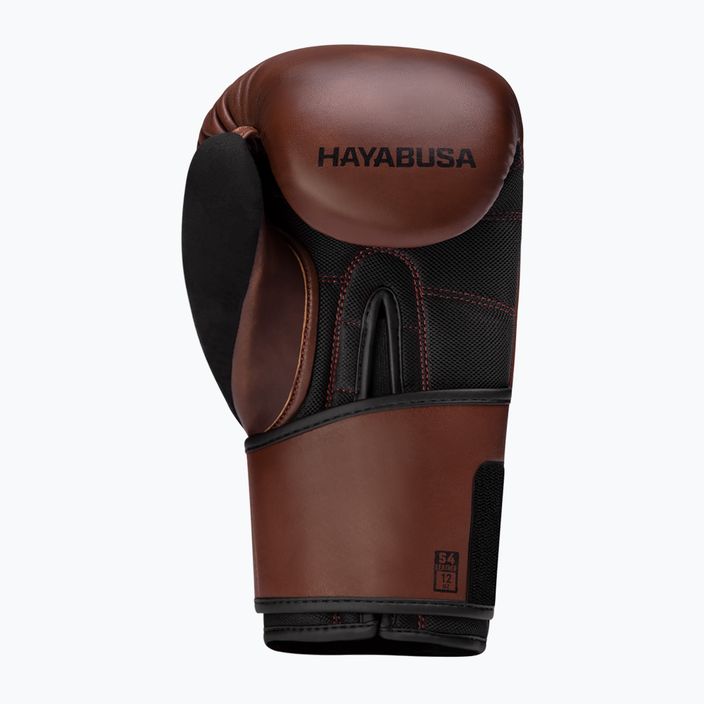 Hayabusa S4 bőr barna bokszkesztyű S4LBG 2