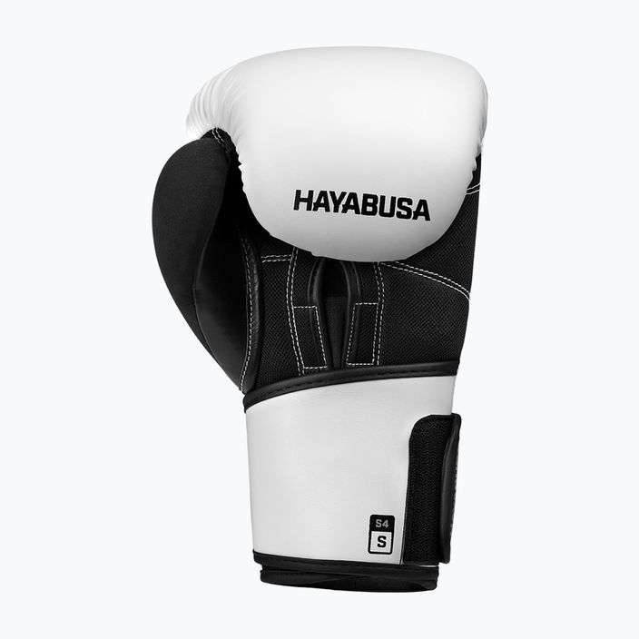 Hayabusa S4 fekete-fehér S4BG bokszkesztyűk 9