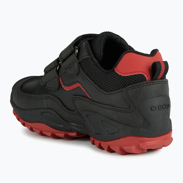 Junior cipő Geox New Savage black/red 9