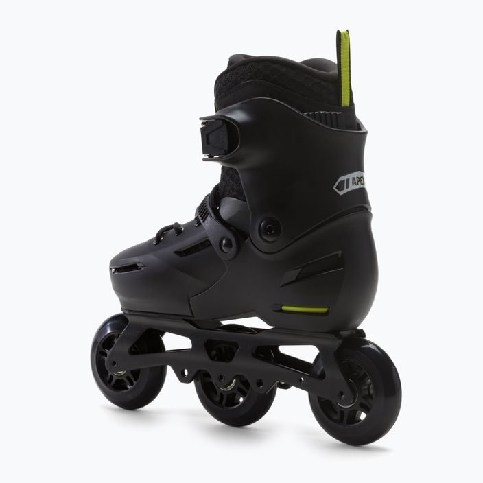 Rollerblade Apex 3WD gyermek görkorcsolya fekete 07221400 1A1 3