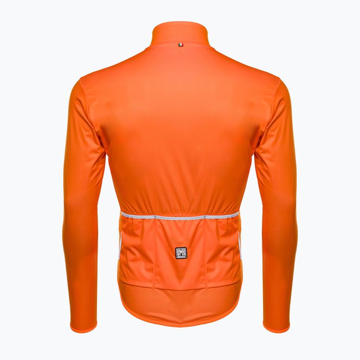 Férfi Santini Nebula Puro Biker Jacket narancssárga 2W33275NEBULPUROAFS 2