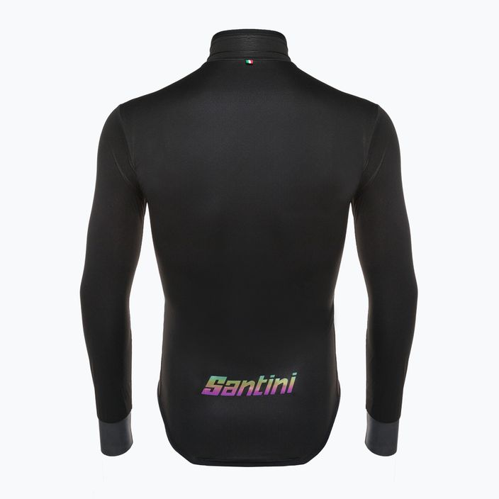 Santini Guard Nimbus férfi kerékpáros dzseki fekete 2W52275GUARDNIMBNES 2