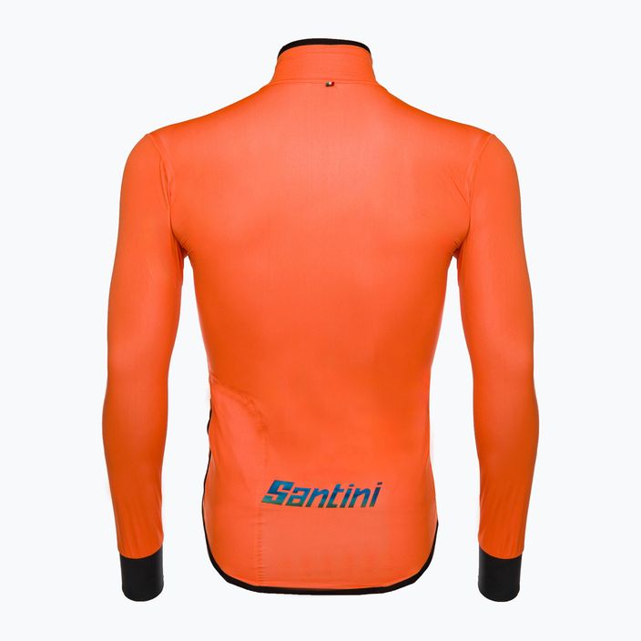 Santini Guard Nimbus férfi kerékpáros dzseki narancssárga 2W52275GUARDNIMB 2